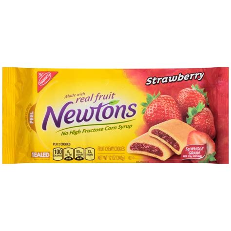 How does Strawberry Newtons fit into your Daily Goals - calories, carbs, nutrition