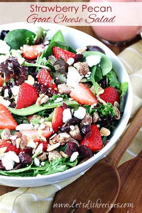 How does Strawberry Pecan Goat Cheese Salad fit into your Daily Goals - calories, carbs, nutrition