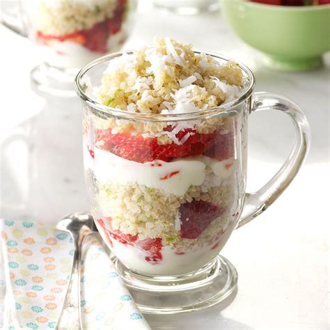 How does Strawberry Quinoa Parfait fit into your Daily Goals - calories, carbs, nutrition