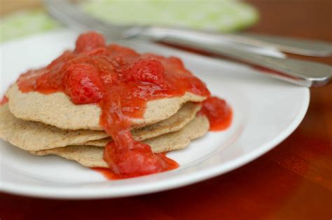 How does Strawberry Rhubarb Whole Wheat Pancakes fit into your Daily Goals - calories, carbs, nutrition