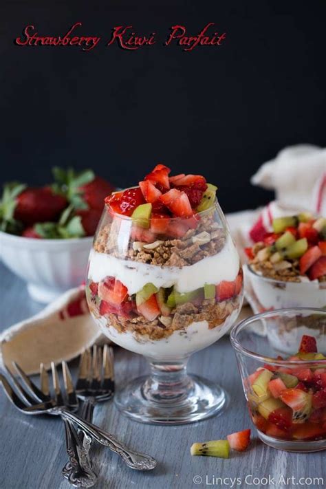 How does Strawberry-Kiwi Parfait fit into your Daily Goals - calories, carbs, nutrition