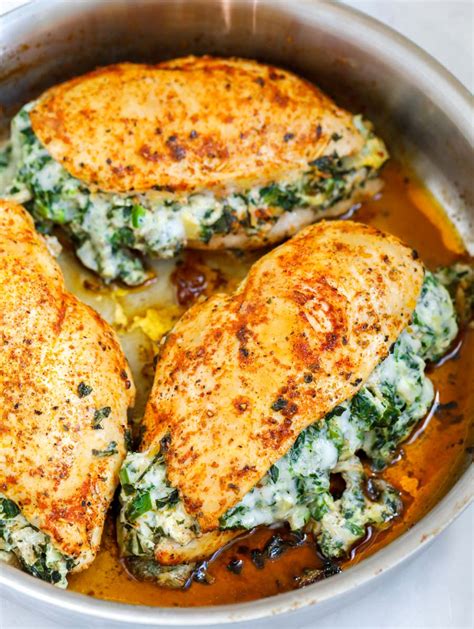 How does Stuffed Chicken Breast Artichoke, Spinach & Parmes4an Cheese fit into your Daily Goals - calories, carbs, nutrition