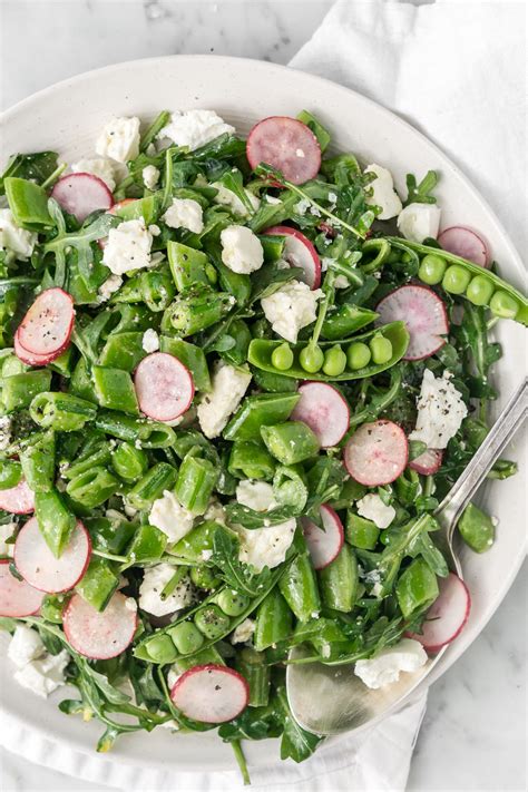 How does Sugar Snap Pea and Feta Salad fit into your Daily Goals - calories, carbs, nutrition