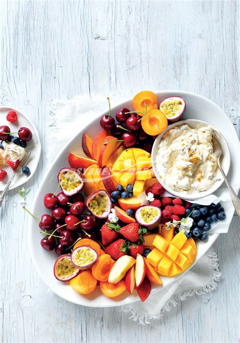 How does Summer Fruit Plate II with Dip fit into your Daily Goals - calories, carbs, nutrition