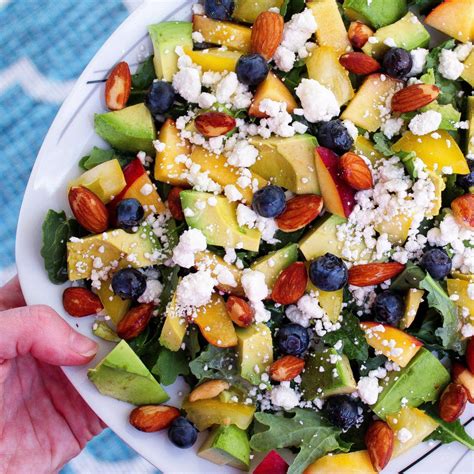 How does Summer Peach Salad fit into your Daily Goals - calories, carbs, nutrition