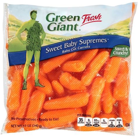 How does Sweet Baby Supremes Carrots fit into your Daily Goals - calories, carbs, nutrition