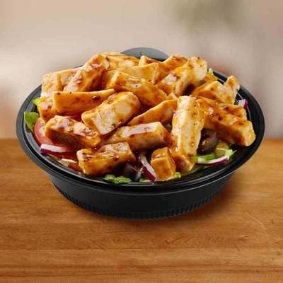 How does Sweet Onion Chicken Teriyaki on Wheat (No Cheese) fit into your Daily Goals - calories, carbs, nutrition