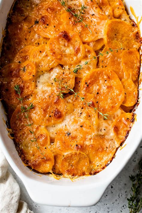 How does Sweet Potato Gratin fit into your Daily Goals - calories, carbs, nutrition