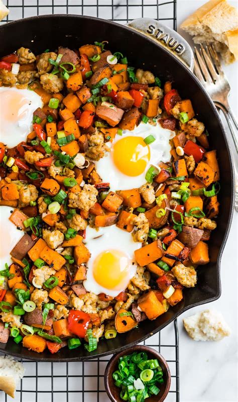 How does Sweet Potato Hash with Sausage fit into your Daily Goals - calories, carbs, nutrition