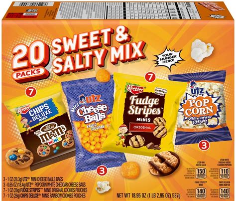 How does Sweet and Salty Mix fit into your Daily Goals - calories, carbs, nutrition