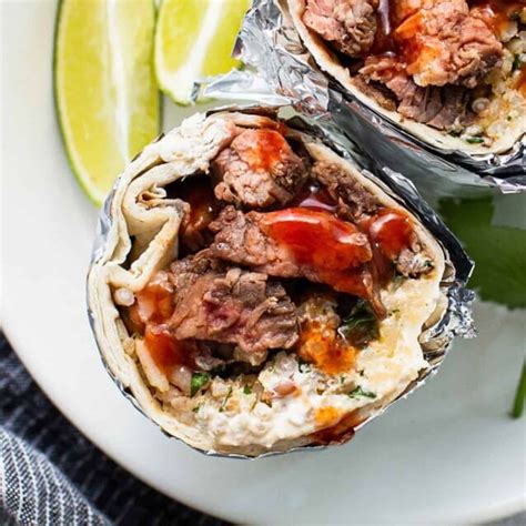 How does THab Burrito Baja Steak fit into your Daily Goals - calories, carbs, nutrition