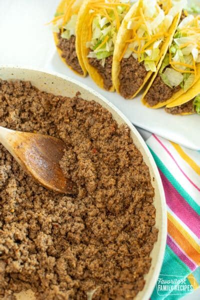 How does Taco Beef Filling fit into your Daily Goals - calories, carbs, nutrition