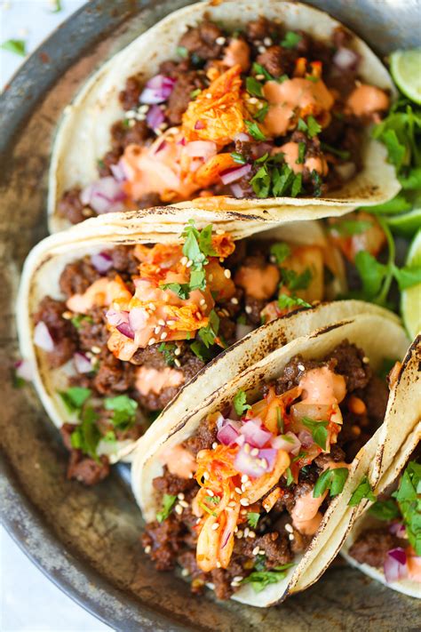 How does Taco Beef Korean fit into your Daily Goals - calories, carbs, nutrition