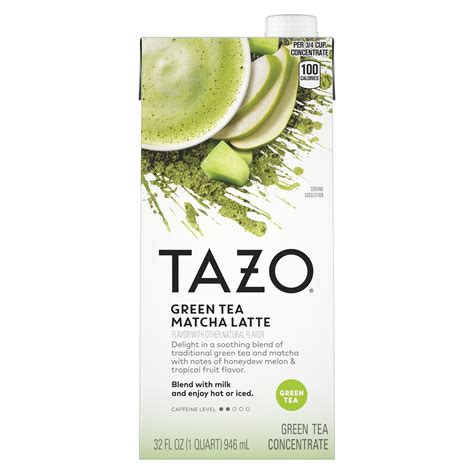 How does Tazo Green Tea Latte - Short - 2% Milk fit into your Daily Goals - calories, carbs, nutrition