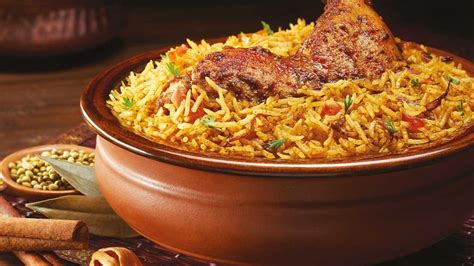 How does Tender Pieces of Chicken Cooked in an Authentic Biryani Sauce and served with Basmati rice fit into your Daily Goals - calories, carbs, nutrition