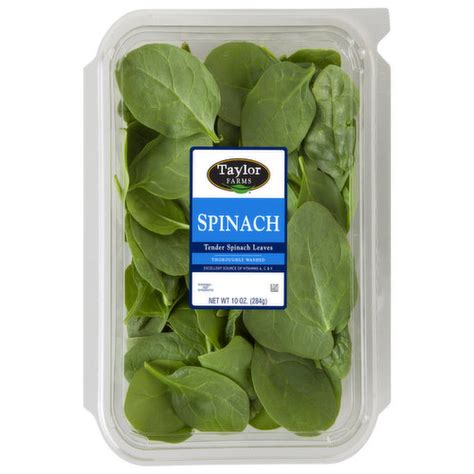 How does Tender Spinach fit into your Daily Goals - calories, carbs, nutrition