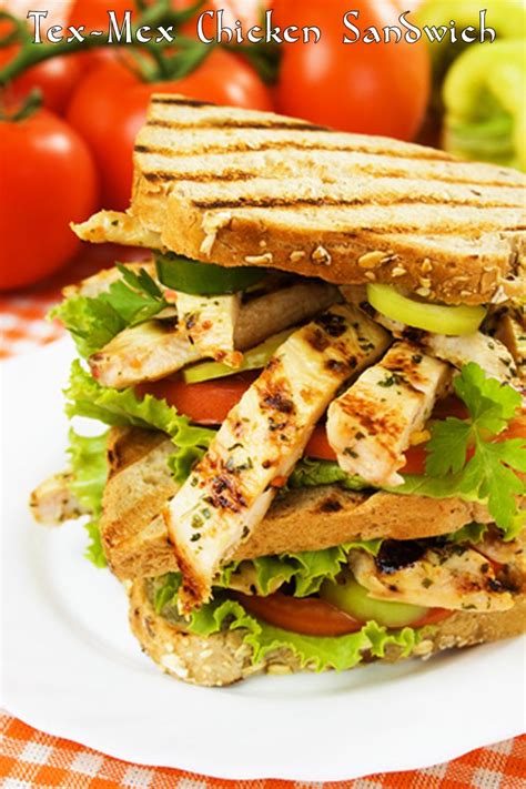 How does Tex Mex Grilled Chicken Breast Sandwich fit into your Daily Goals - calories, carbs, nutrition