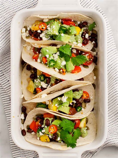 How does Tex Mex Vegetables Soft Tacos (3) fit into your Daily Goals - calories, carbs, nutrition