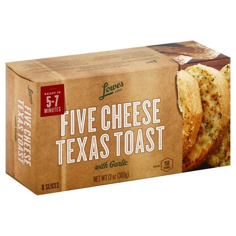 How does Texas Toast Five Cheese fit into your Daily Goals - calories, carbs, nutrition