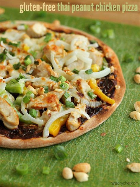 How does Thai Chicken Wheat Pizza with Peanuts fit into your Daily Goals - calories, carbs, nutrition