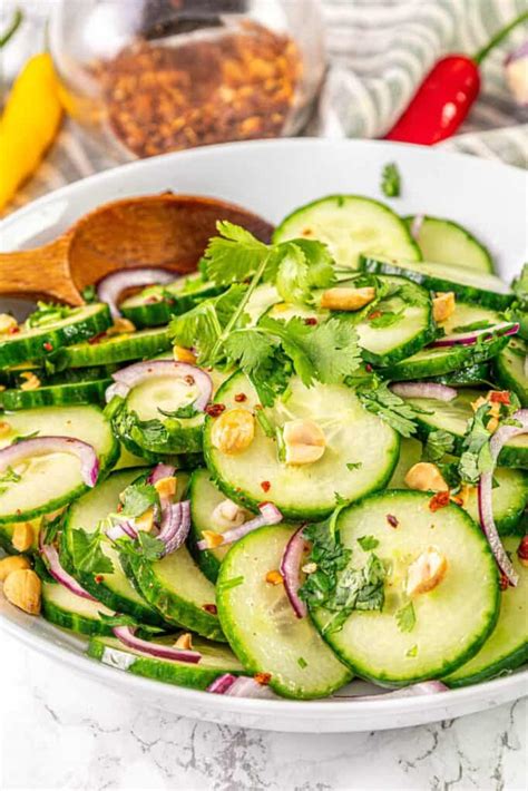 How does Thai Cucumber Salad, Vegan fit into your Daily Goals - calories, carbs, nutrition