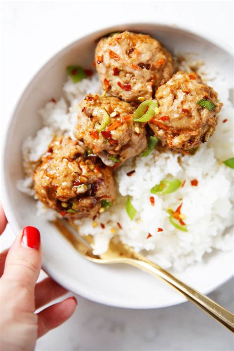 How does Thai Meatballs over Rice fit into your Daily Goals - calories, carbs, nutrition