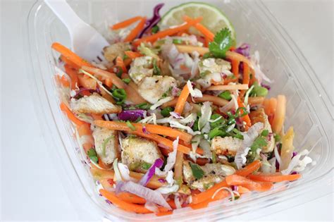 How does Thai Noodle Salad with Citrus Chicken fit into your Daily Goals - calories, carbs, nutrition