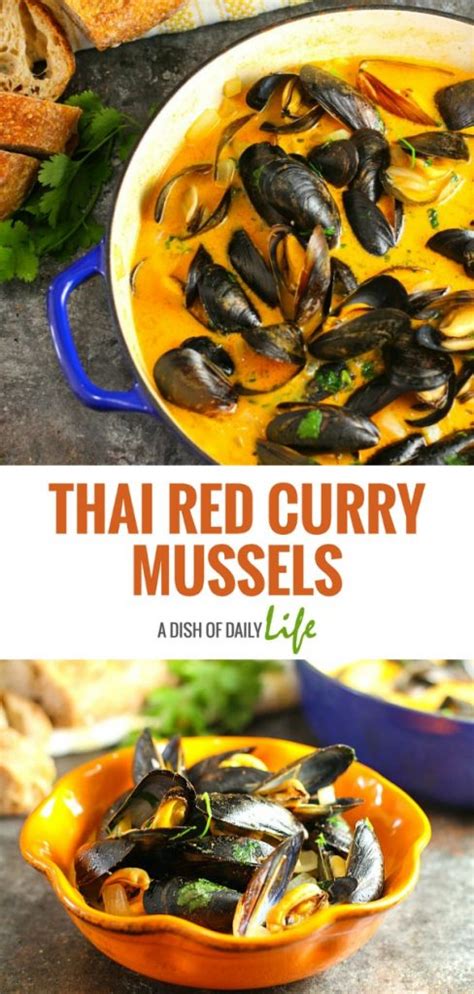 How does Thai Red Curry Mussels fit into your Daily Goals - calories, carbs, nutrition