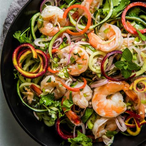 How does Thai Shrimp Salad fit into your Daily Goals - calories, carbs, nutrition