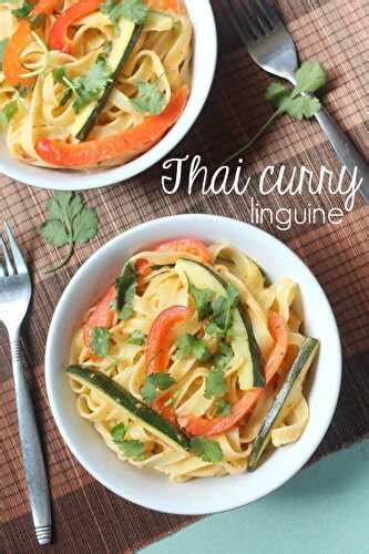 How does Thai Tofu Curry Linguine fit into your Daily Goals - calories, carbs, nutrition