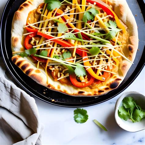 How does Thai Vegetable Pizza with Peanuts fit into your Daily Goals - calories, carbs, nutrition