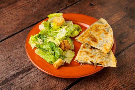 How does The Arnot Quesadilla fit into your Daily Goals - calories, carbs, nutrition