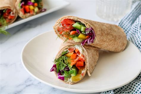 How does The Vegetarian Wrap fit into your Daily Goals - calories, carbs, nutrition