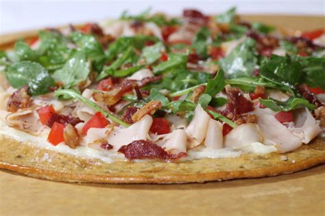 How does Thin Crust Turkey Bacon Pizza fit into your Daily Goals - calories, carbs, nutrition