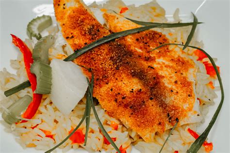 How does Tilapia 3-5 oz Poached Ginger & Scallion fit into your Daily Goals - calories, carbs, nutrition