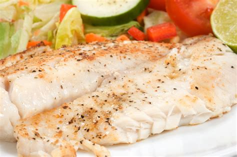 How does Tilapia 5-7 oz Sauteed Honey Scallion Dressing fit into your Daily Goals - calories, carbs, nutrition