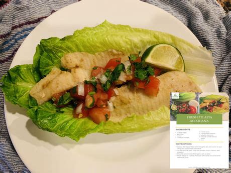 How does Tilapia Mexicano fit into your Daily Goals - calories, carbs, nutrition