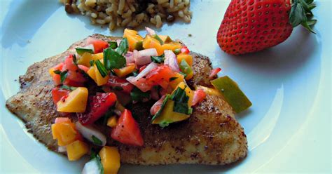 How does Tilapia with Strawberry Salsa fit into your Daily Goals - calories, carbs, nutrition