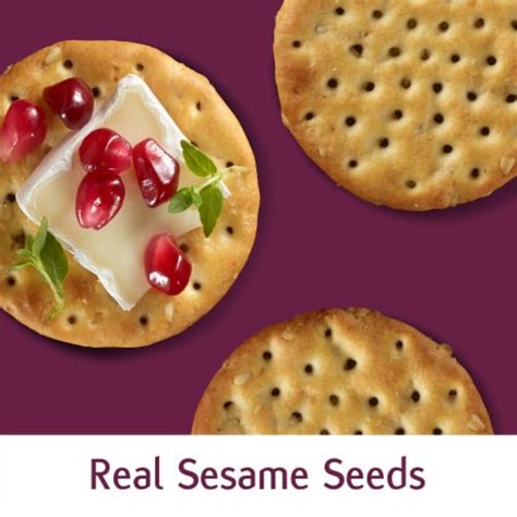 How does Toasteds Crackers - Sesame fit into your Daily Goals - calories, carbs, nutrition