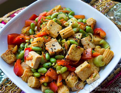 How does Tofu Edamame and Corn Salad (113536.0) fit into your Daily Goals - calories, carbs, nutrition