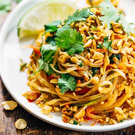 How does Tofu Pad Thai Noodles with Peanuts fit into your Daily Goals - calories, carbs, nutrition