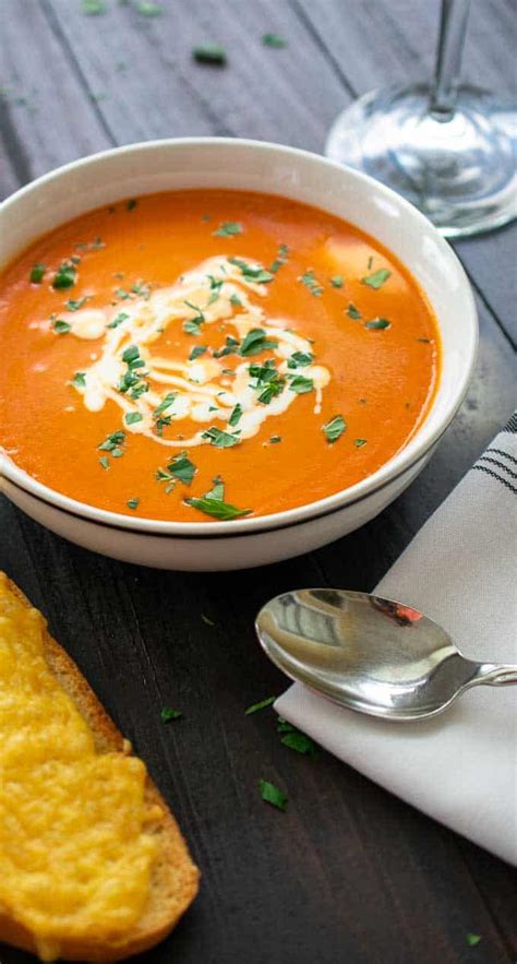 How does Tomato Bisque fit into your Daily Goals - calories, carbs, nutrition