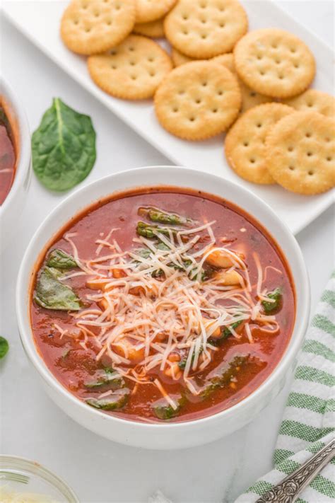 How does Tomato Florentine Soup, with Spinach fit into your Daily Goals - calories, carbs, nutrition