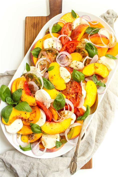 How does Tomato Peach Salad fit into your Daily Goals - calories, carbs, nutrition