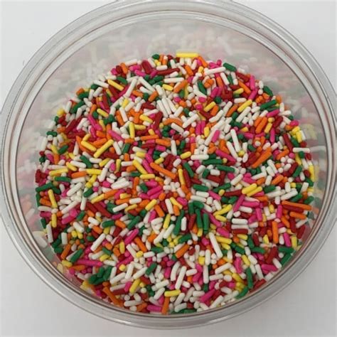 How does Topping Sprinkles Rainbow Jimmies 1/2 Tbsp fit into your Daily Goals - calories, carbs, nutrition