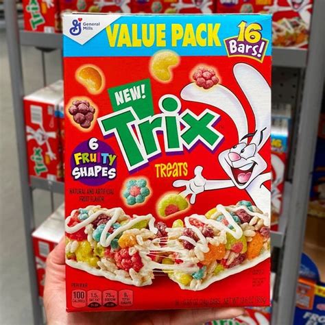 How does Trix Cereal Bars fit into your Daily Goals - calories, carbs, nutrition