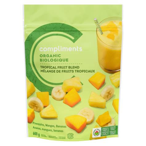 How does Tropical Fruit Blend fit into your Daily Goals - calories, carbs, nutrition