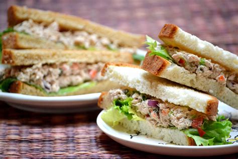 How does Tuna Salad Sandwich on Whole Wheat fit into your Daily Goals - calories, carbs, nutrition