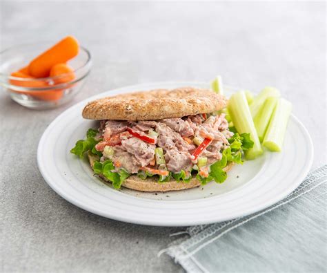 How does Tuna Salad on Sandwich Thin fit into your Daily Goals - calories, carbs, nutrition
