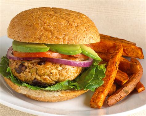 How does Turkey Burger with Sweet Potato Salad fit into your Daily Goals - calories, carbs, nutrition